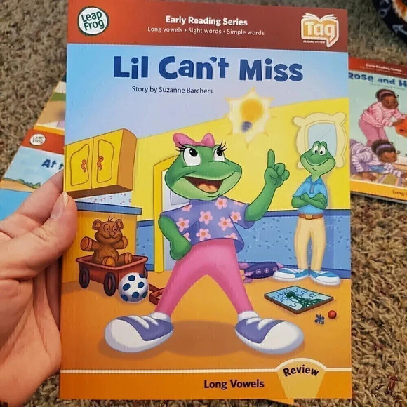 LOT of 6 TAG LEAP READER LONG VOWEL AIOUY Book Series COMPLETE - Picture 5 of 8